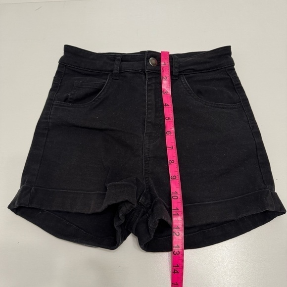 H&M black jean short size 4 - Picture 3 of 6